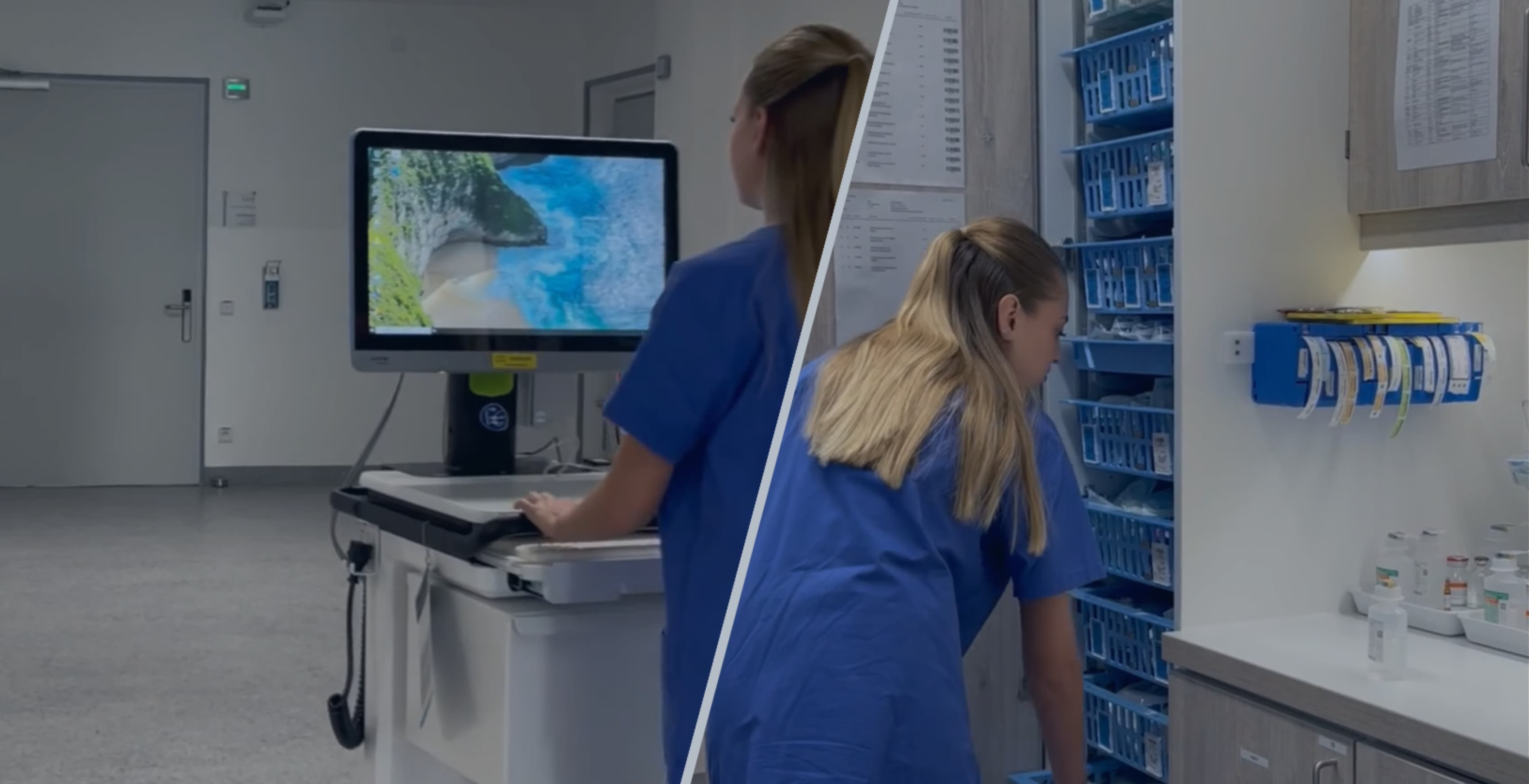 Video mit Einblicken in die Arbeit im Pflege- und Funktionsdienst am TUM Klinikum